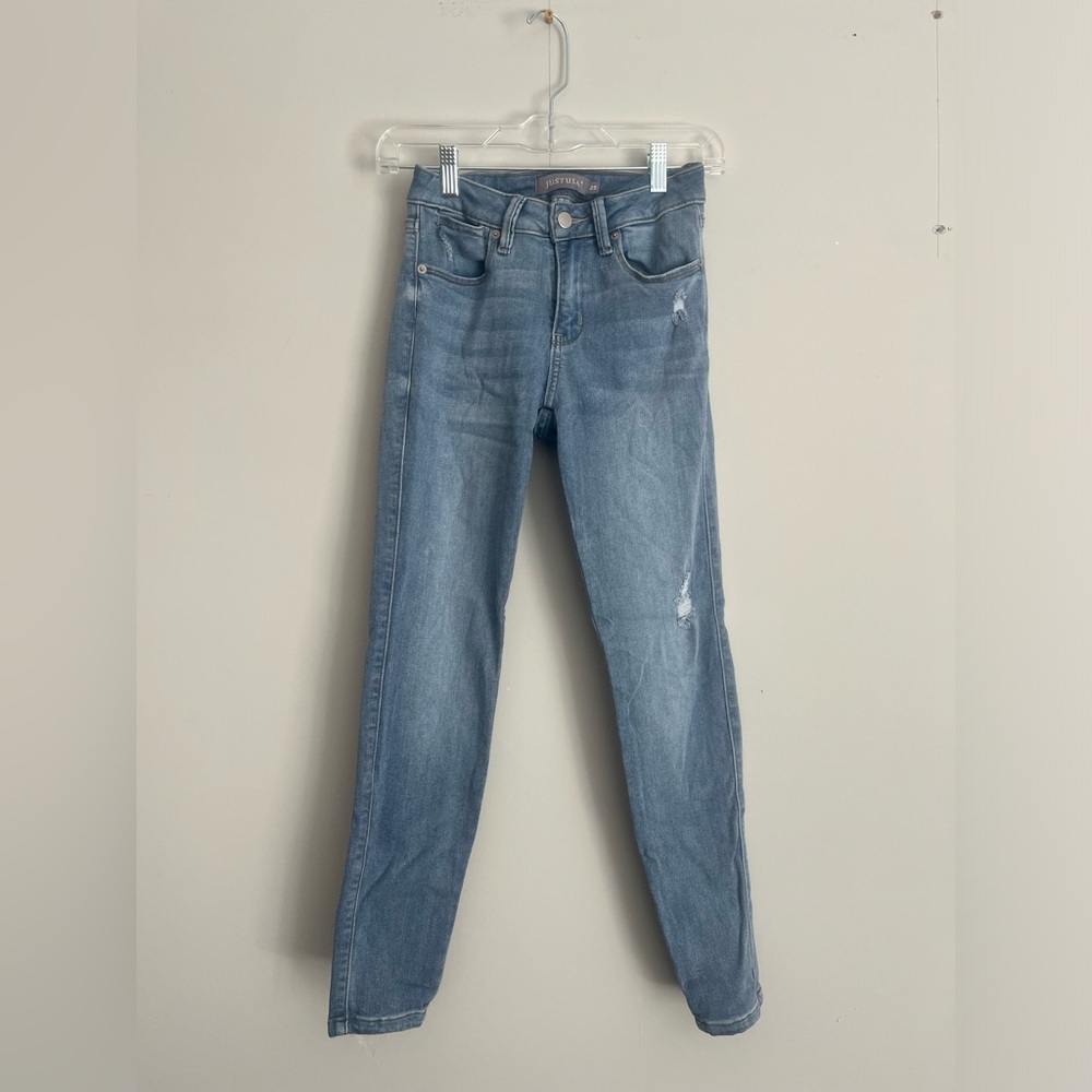 Just USA Denim Blue Straight Leg Jeans